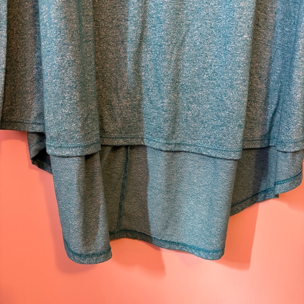 💙LuLaRoe Teal High Low Dress - Picture 3 of 5